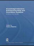 Malerba |  Knowledge-Intensive Entrepreneurship and Innovation Systems | Buch |  Sack Fachmedien