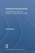 Williams |  Greening the Economy | Buch |  Sack Fachmedien