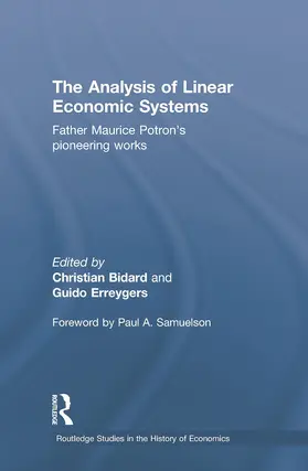 Bidard / Erreygers | The Analysis of Linear Economic Systems | Buch | 978-0-415-74654-0 | sack.de