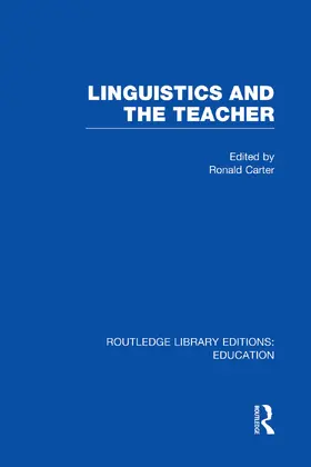 Carter |  Linguistics and the Teacher | Buch |  Sack Fachmedien