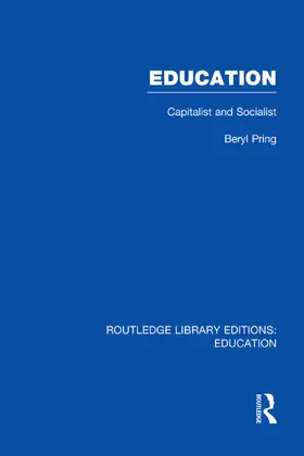 Pring |  Education (RLE Edu L) | Buch |  Sack Fachmedien