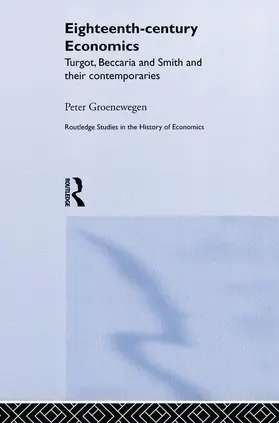 Groenewegen |  Eighteenth Century Economics | Buch |  Sack Fachmedien