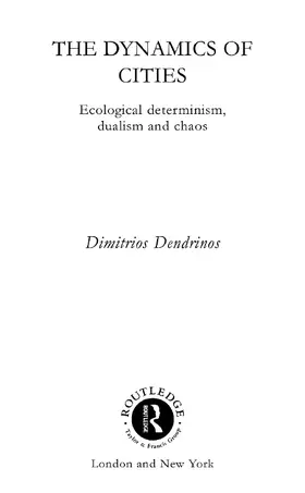 Dendrinos |  The Dynamics of Cities | Buch |  Sack Fachmedien