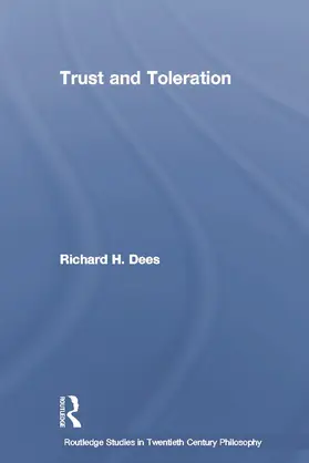 Dees | Trust and Toleration | Buch | 978-0-415-75878-9 | www.sack.de