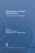 Cameron / Ranis / Zinn |  Globalization and Self-Determination | Buch |  Sack Fachmedien