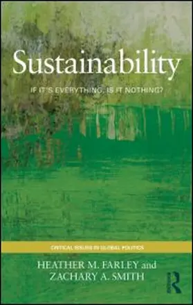 Farley / Smith |  Sustainability | Buch |  Sack Fachmedien