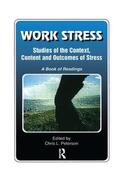 Peterson |  Work Stress | Buch |  Sack Fachmedien