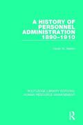 Nestor |  A History of Personnel Administration 1890-1910 | Buch |  Sack Fachmedien