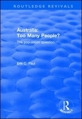 Paul | Australia: Too Many People? | Buch | 978-0-415-79122-9 | sack.de