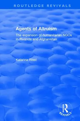 West |  Agents of Altruism | Buch |  Sack Fachmedien