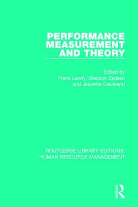Landy / Zedeck / Cleveland | Performance Measurement and Theory | Buch | 978-0-415-79209-7 | sack.de
