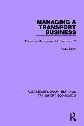 Barry | Managing a Transport Business | Buch | 978-0-415-79318-6 | sack.de