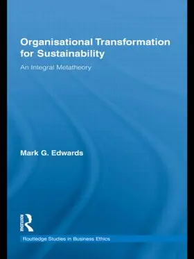 Edwards |  Organizational Transformation for Sustainability | Buch |  Sack Fachmedien