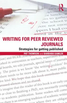 Thomson / Kamler | Writing for Peer Reviewed Journals | Buch | 978-0-415-80931-3 | www.sack.de