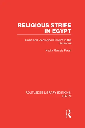 Farah |  Religious Strife in Egypt (RLE Egypt) | Buch |  Sack Fachmedien