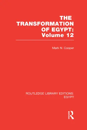 Cooper |  The Transformation of Egypt (RLE Egypt) | Buch |  Sack Fachmedien