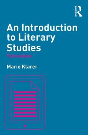 Klarer | An Introduction to Literary Studies | Buch | 978-0-415-81190-3 | sack.de