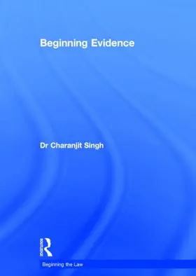 Singh |  Beginning Evidence | Buch |  Sack Fachmedien