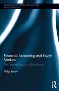 Brown |  Financial Accounting and Equity Markets | Buch |  Sack Fachmedien