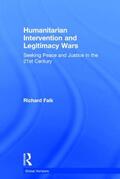 Falk |  Humanitarian Intervention and Legitimacy Wars | Buch |  Sack Fachmedien
