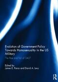 Parco / Levy |  Evolution of Government Policy Towards Homosexuality in the US Military | Buch |  Sack Fachmedien