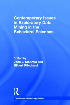 McArdle / Ritschard | Contemporary Issues in Exploratory Data Mining in the Behavioral Sciences | Buch | 978-0-415-81706-6 | sack.de