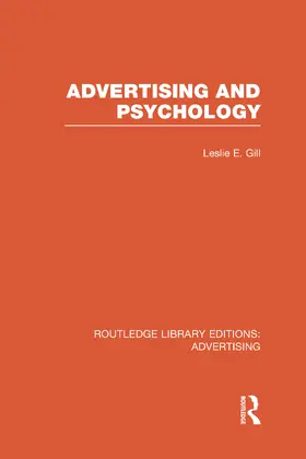 Gill |  Advertising and Psychology (RLE Advertising) | Buch |  Sack Fachmedien