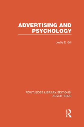 Gill | Advertising and Psychology | Buch | 978-0-415-81770-7 | sack.de