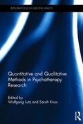 Lutz / Knox |  Quantitative and Qualitative Methods in Psychotherapy Research | Buch |  Sack Fachmedien