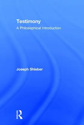 Shieber | Testimony | Buch | 978-0-415-82132-2 | www.sack.de