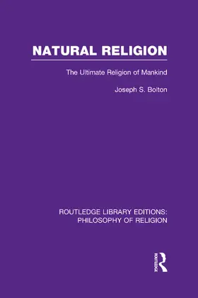Bolton |  Natural Religion | Buch |  Sack Fachmedien