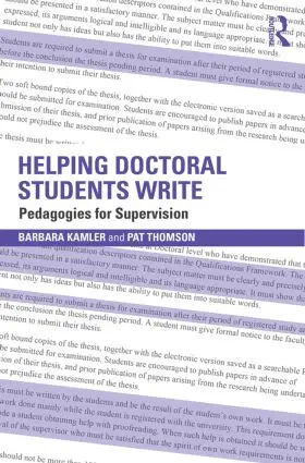 Kamler / Thomson |  Helping Doctoral Students Write | Buch |  Sack Fachmedien