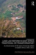 McAuslan |  Land Law Reform in Eastern Africa: Traditional or Transformative? | Buch |  Sack Fachmedien