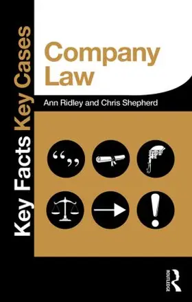 Shepherd / Ridley |  Company Law | Buch |  Sack Fachmedien