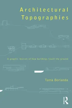 Berlanda |  Architectural Topographies | Buch |  Sack Fachmedien