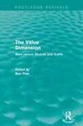 Fine |  The Value Dimension (Routledge Revivals) | Buch |  Sack Fachmedien