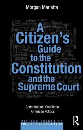 Marietta |  A Citizen's Guide to the Constitution and the Supreme Court | Buch |  Sack Fachmedien