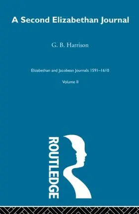 Harrison | A Second Elizabethan Journl V2 | Buch | 978-0-415-84575-5 | sack.de