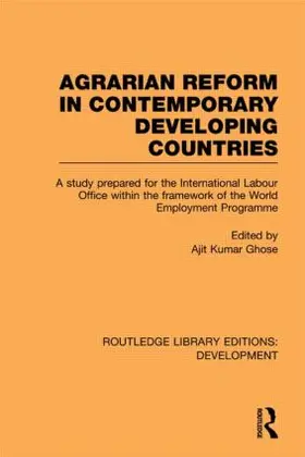 Ghose |  Agrarian Reform in Contemporary Developing Countries | Buch |  Sack Fachmedien