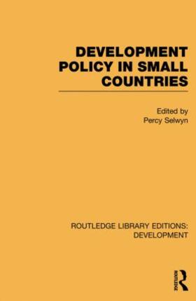 Selwyn | Development Policy in Small Countries | Buch | 978-0-415-84702-5 | sack.de