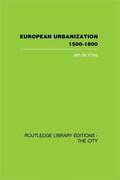 de Vries |  European Urbanization, 1500-1800 | Buch |  Sack Fachmedien