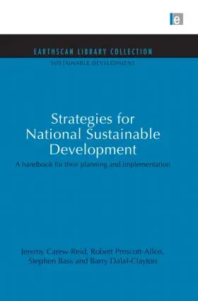 Carew-Reid / Prescott-Allen / Bass |  Strategies for National Sustainable Development | Buch |  Sack Fachmedien