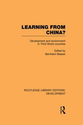 Glaeser |  Learning from China? | Buch |  Sack Fachmedien