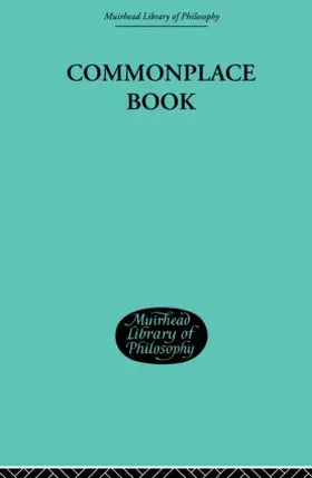 Moore |  Commonplace Book | Buch |  Sack Fachmedien