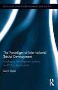 Desai |  The Paradigm of International Social Development | Buch |  Sack Fachmedien