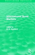 Gowland |  International Bond Markets (Routledge Revivals) | Buch |  Sack Fachmedien