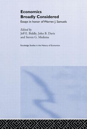 Biddle / Davis / Medema |  Economics Broadly Considered | Buch |  Sack Fachmedien