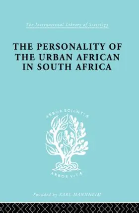 de Ridder |  The Personality of the Urban African in South Africa | Buch |  Sack Fachmedien