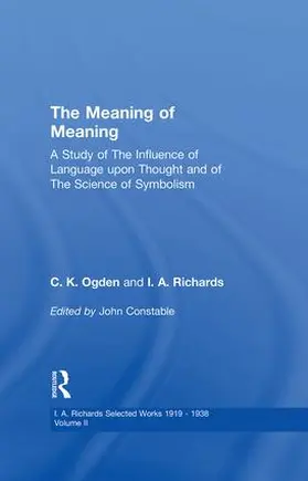 Constable |  Meaning Of Meaning V 2 | Buch |  Sack Fachmedien