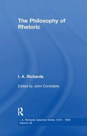 Richards / Constable |  Philosophy Rhetoric        V 7 | Buch |  Sack Fachmedien